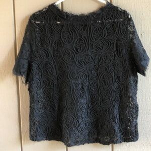 Whispers Seer Lace Top